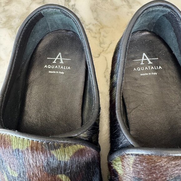 Aquatalia Revy Camouflage Hair Loafers - Picture 7 of 7